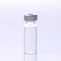 11mm Lab gc transparent crimp sterile vial with aluminum caps